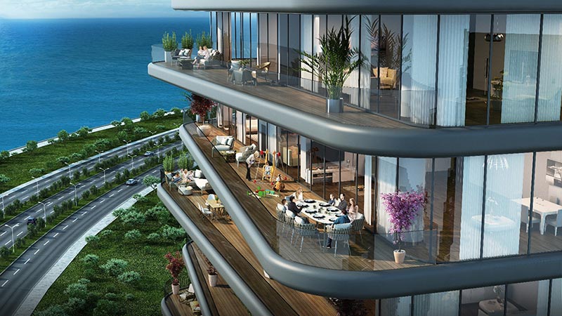 Luxury sea view residences for sale in Istanbul